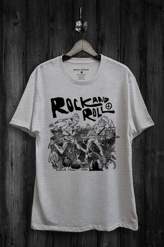 Rock and Roll Tour Graphic Top