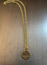 Tory Burch Upcycled Authentic Zipper Pull Pendant