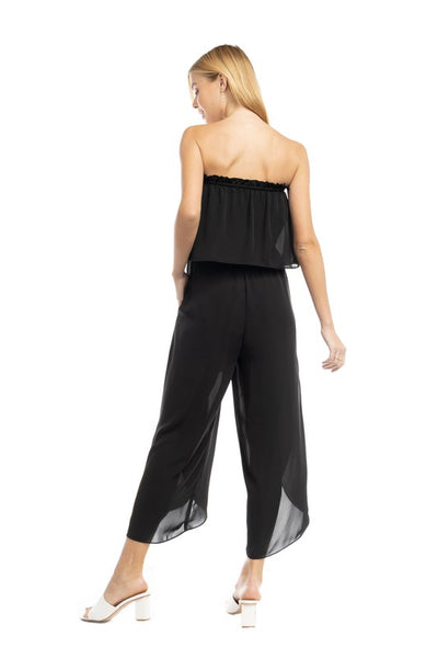 Tube Top Tulip Jumpsuit (two colors)