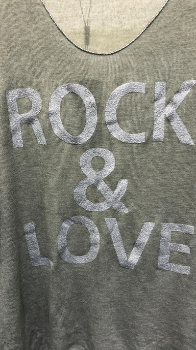 Rock & Love Top - Army Green