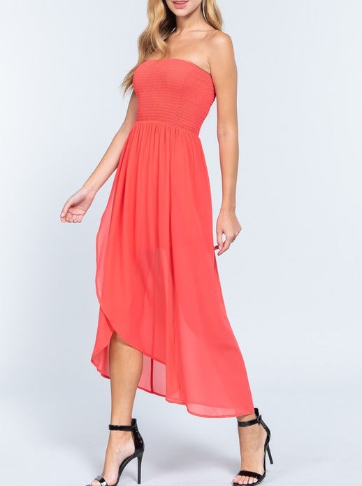 Smocked Maxi Dress (3 Colors)