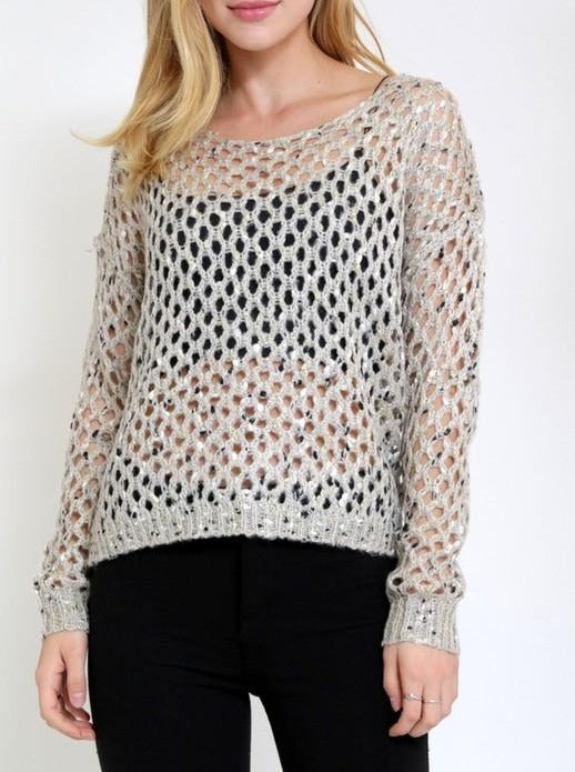 Fishnet Sweater - Ivory