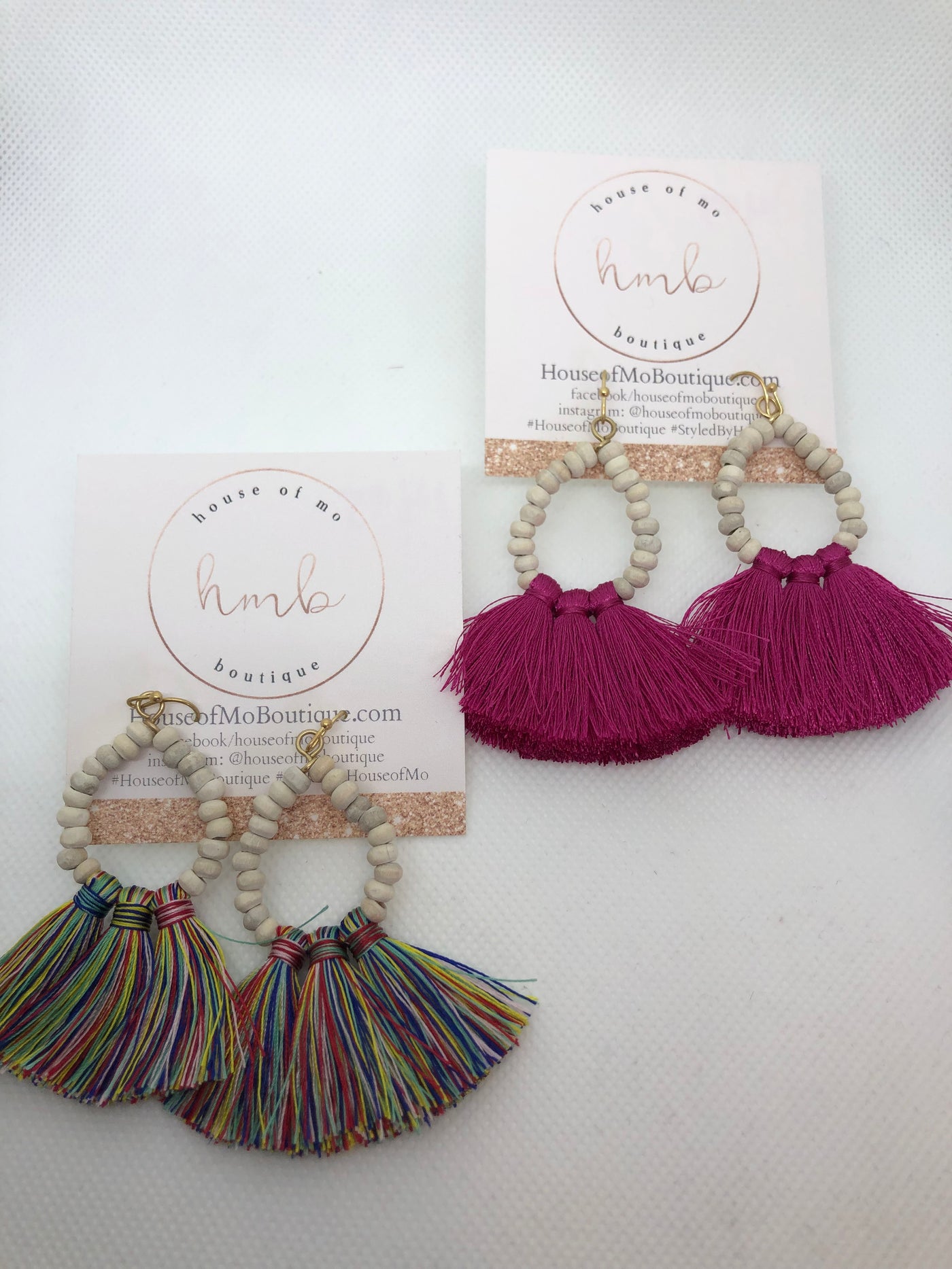 Beads & Tassel Earrings