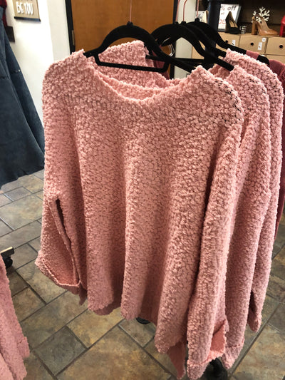 Popcorn Oversized Sweater - Various Colors
