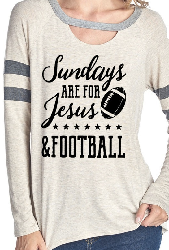 Sundays are for Jesus & Football - Oatmeal