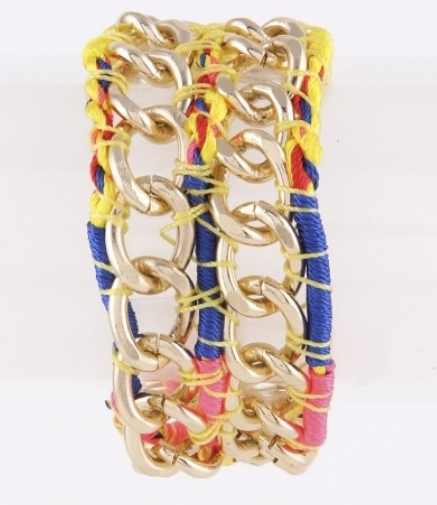 Gold & Yellow Multi Bracelet