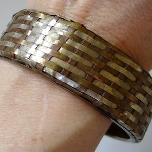 Bracelet 3039 - 1970's Copper Woven