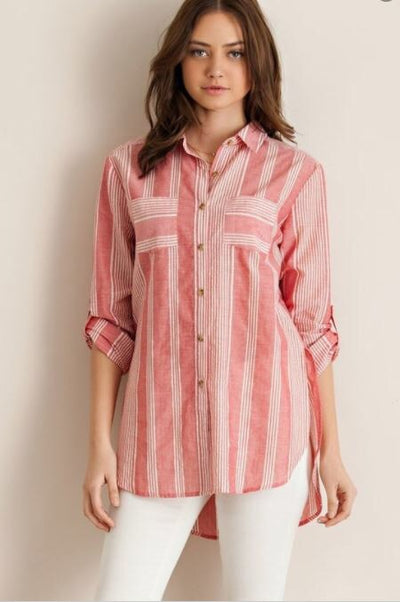 Perfect Plaid Pink Top